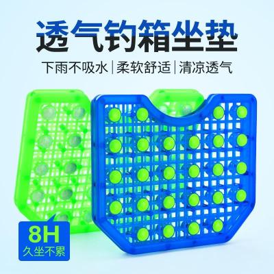 透气钓箱坐垫户外椅子坐垫渔具户外用品_舒适坐垫(蓝色)