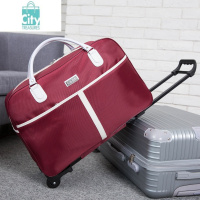 BANGDOU新款拉杆行李包大容量手提旅行包旅游登机行李箱轻便学生行李袋女