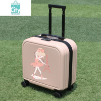 BANGDOU儿童行李箱女可爱小型卡通子母拉杆箱20公主旅行登机密码箱男18寸