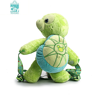 BANGDOU[]可爱卡通毛绒小海龟双肩包女儿童公仔玩偶小乌龟背包