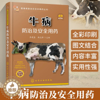 [醉染正版]牛病防治及安全用药 高效养牛技术书 牛病的免疫预防全书 疾病诊断方案合理科学用药 牛病防治实用手册 养牛技术