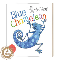 [醉染正版]英文原版 Blue Chameleon 蓝色的变色龙 Emily Gravett 友谊交友绘本 儿童英语启蒙
