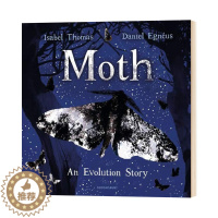 [醉染正版]Moth 飞蛾 英文原版绘本 自然选择和进化论 儿童动物认知启蒙读物 Isabel Thomas Bloom