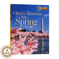 [醉染正版]美国国家地理少儿版 樱花开春天来 Cherry Blossoms Say Spring英文原版绘本 描述四季