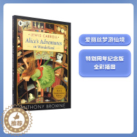 [醉染正版]Alice's Adventures In Wonderland 爱丽丝梦游仙境英语原版 全彩插图 特别周年