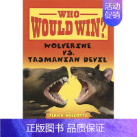 [狼獾VS袋獾]单册 [正版]6-10岁学乐英语分级绘本猜猜谁会赢系列之动物主题科普12册 Scholastic Who