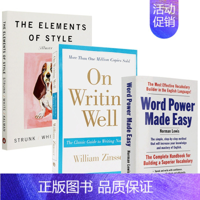 英语词汇写作学习书 三本套装 [正版]柯林斯轻松学写作 英文原版书 Collins Easy Learning Writ