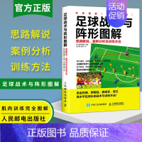 [正版]足球战术与阵形图解思路解说案例分析及训练方法 体育运动 团队战术 足球 体育理论与教学足球战术技巧指导书 青少年