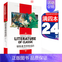 钢铁是怎样炼成的 [正版][4本24元]钢铁是怎样炼成的汕头大学出版社名师精读版学生版龚勋编译 世界经典文学课外书少儿读