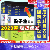 [语+数]两本套装 六年级下 [正版]2023春版尖子生题库六年级语文数学上册下册人教版北师版小学生同步练习册课时作业提