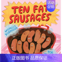 [正版]Michelle Robinson 十根肥香肠 英文原版 Ten Fat Sausages 趣味故事绘本 3-
