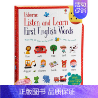 [正版]英语单词听与学 英文原版 Listen and Learn First English Words 儿童按压发