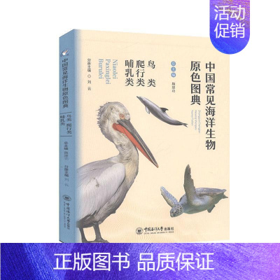 [正版]中国常见海洋生物原色图典、鸟类 爬行类 哺乳类 自然科学 科普书籍