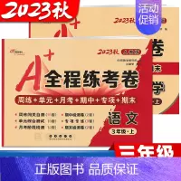 [人教语文+苏教数学] 三年级上 [正版]2023秋 全程练考卷 苏教版小学数学试卷三年级上册下册人教版语文单元测试卷期