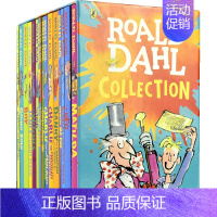 罗尔德·达尔16册 [正版]Roald Dahl 罗尔德·达尔16册原版 儿童英语章节书小说读物 女巫好心眼巨人了不起的