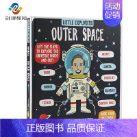 Outer Space(外太空) [正版]Little Explorers系列6册小探险家系列套装纸板书 英文原版儿童科