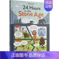 石器时代24小时 [正版]Usborne 24 Hours in the Stone Age Space Jungle