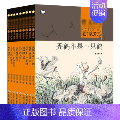 [正版]全9册 曹文轩画本草房子 秃鹤不是一只鹤天空的花环彩绘版三到六年级中小学生课外书读物儿童书籍7到12岁少儿文学小