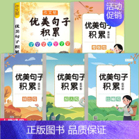 [全5本]优美句子积累+优美句子字帖 [正版]优美句子积累字帖大全小学生练字帖每日一练好词好句好段正楷写字二三四五年级语