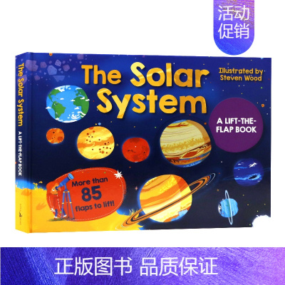 [正版]太阳系英文原版绘本 Lift-the-flap Books - The Solar System 百科知识了解宇