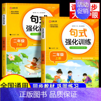 [二年级上下册]句式强化训练 小学二年级 [正版]句式强化训练二年级上册下册 小学二年级语文语句强化练习 基础知识专项训