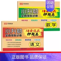 [2本]语文+数学 押题卷 小学升初中 [正版]2024小升初真卷必刷题人教版六年级下册试卷测试卷全套语文数学英语18套
