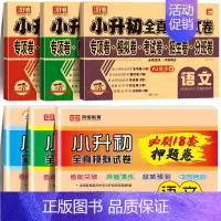 [6本]真题卷+必刷押题卷 小学升初中 [正版]2024小升初真卷必刷题人教版六年级下册试卷测试卷全套语文数学英语18套