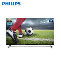 飞利浦(PHILIPS)55PUF7565 55英寸4K 全面屏金属边框HDR防蓝光护眼智能电视 3GB+16GB大内存