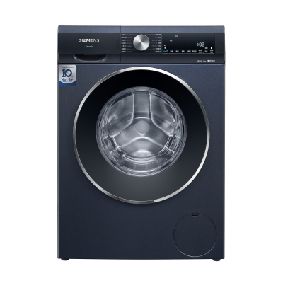 (秒发入户)西门子(SIEMENS) 10kg大容量变频滚筒洗衣机WB45UM110W 智能添加2.0 高温桶自洁
