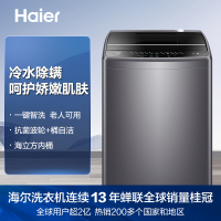 海尔(Haier)波轮洗衣机全自动小型 10公斤大容量 超净洗 立体蝶型水流 桶自洁 原厂品质 EB100M30Pro1