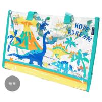日本外贸 环保购物袋户外手拎挎包水晶透明PVC儿童防水游泳沙滩包 a02-火山恐龙 均码