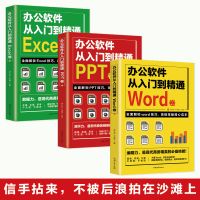 办公软件从入门到精通Word PPT Excel零基础自学入门到精通全3册