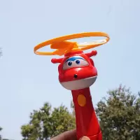 超级飞侠乐迪竹蜻蜓玩具飞行平衡发射器男女宝宝户外亲子互动玩具 超级飞侠竹蜻蜓