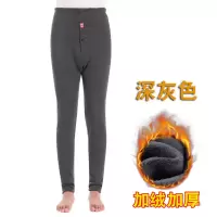 驼绒棉裤男冬三层加厚加绒裤男士高腰宽松东北加大码中老年保暖裤 黑色 普通加绒薄款 2XL/120斤内