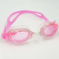 儿童成人泳镜男女通用款高清硅胶泳镜游泳装备防水眼镜防护镜泳镜 粉色泳镜(1个装) 游泳镜+精美透明收纳盒