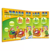 正版 新概念英语青少 2A 2B+练习册 2A 2B 4张光盘 学生用书 4册 英语培训教材 小学生零基础英语练习册辅导