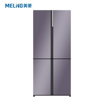 美菱冰箱 BCD-415WQ3S 415升 十字对开门 自由嵌入五重养鲜冰箱琉璃紫