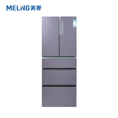 美菱冰箱BCD-406WQ3M 净味保鲜 浪漫法式 超薄壁 冷藏冷冻箱(琉璃紫)