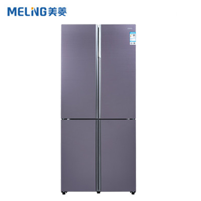 美菱冰箱 BCD-502WQ3S 502升 M鲜生超薄十字对开门冷藏冰箱 琉璃紫
