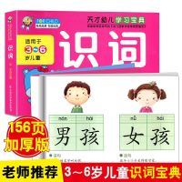 幼小衔接一日一练幼儿园数学加减看图识字拼音拼读启蒙早教书籍 [单本装]天才识词
