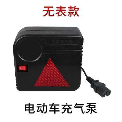 电动车充气泵48V60V72V通用便携式打气泵电动12v摩托车车载打气泵 无表款[48v-72v]不推荐