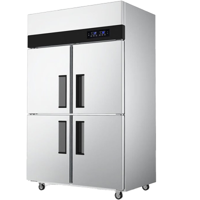 乐创(lecon)商用四门冰柜 立式厨房保鲜柜节能压缩机 工程标准款全冷冻 LC-J-SBC01 220V