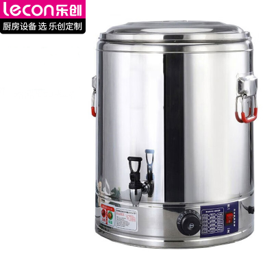 乐创(lecon)商用开水桶 电热烧水桶不锈钢熬汤煮粥茶水凉茶开水保温桶 60L LC-J-DZT60