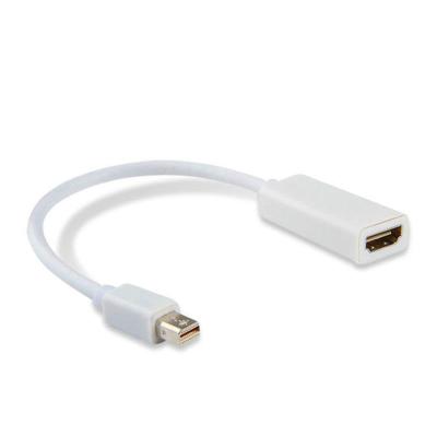 mini DP转HDMI 母1080 MINIDP转HDMI 4K转接线苹果雷电2微软转高清投影仪显示器1.8米