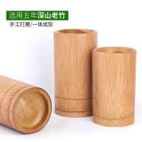 竹筷筒竹签筒签筒竹勺竹木餐饮筷桶支持雕刻酒店筷桶创意