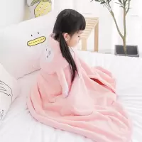 儿童浴巾带帽斗篷新生婴儿浴袍吸水宝宝可穿裹洗澡比棉柔秋冬