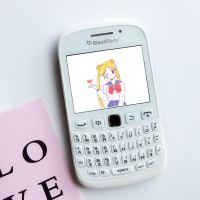 白色黑莓9320/9220戒网瘾手机学生备用机女生可爱手机|白色 套餐一