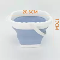 折叠硅胶美术水桶水分颜料绘画水粉水彩户外多功能洗笔颜料桶
