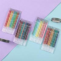 莫兰迪色系笔芯复古5彩色中性笔套装适用果汁笔水笔收账文具