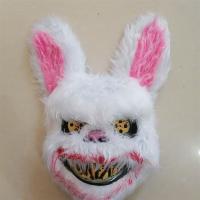 兔子面具女恐怖血腥熊面具男 blay装扮头套血腥兔熊猫面具发光兔|血腥兔